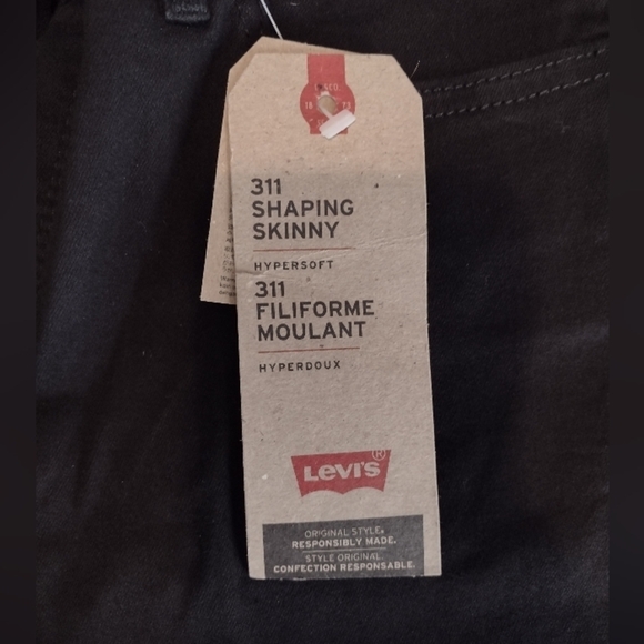 NWT  Levi 311 Shaping Skinny Jeans 31 × 30 Size 30 Tummy Slimming Mid Rise - Picture 3 of 10